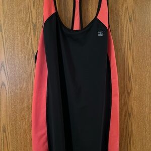 Victoria's Secret Black and Pink Tank Top